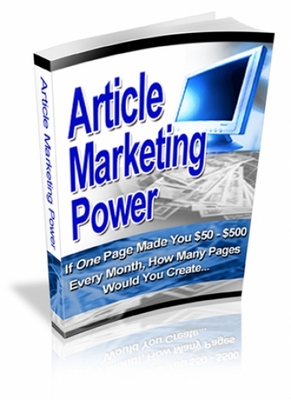 Product picture Article Marketing Power 